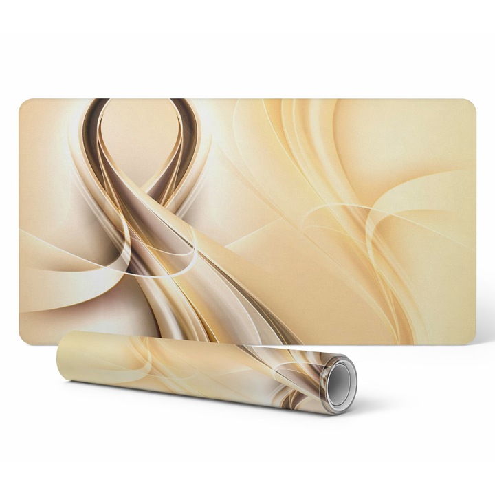 Covoras protectie pentru birou, Tulup, din vinil, 100x50cm, rezistent la decolorare, grosime 1,6mm