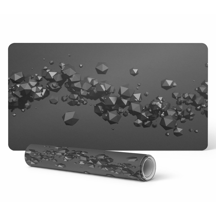Mousepad Tulup, model 3D, 90x45cm, rezistent la decolorare