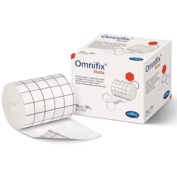 Plasture elastic rola, 10 cm x 10 m, Hartmann Omnifix