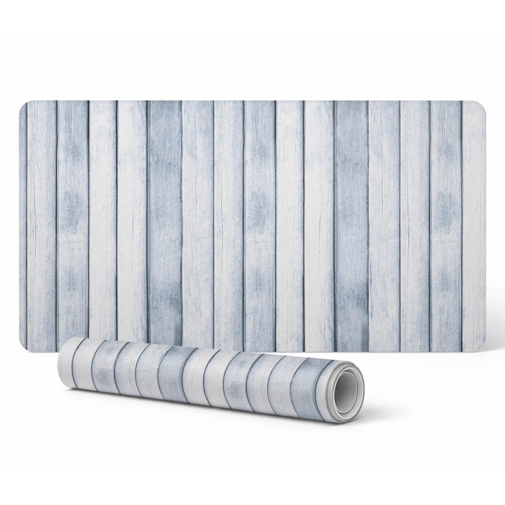 Suport birou Tulup, protectie din vinil, 90x45cm, rezistent la decolorare, model lemn