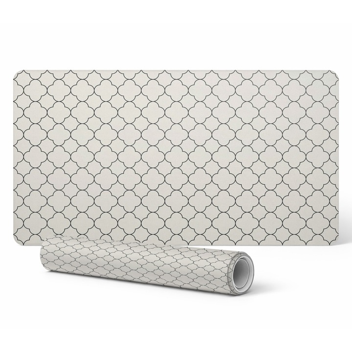 Mousepad Tulup, geometric, 120x60cm, rezistent la decolorare, 1,6mm