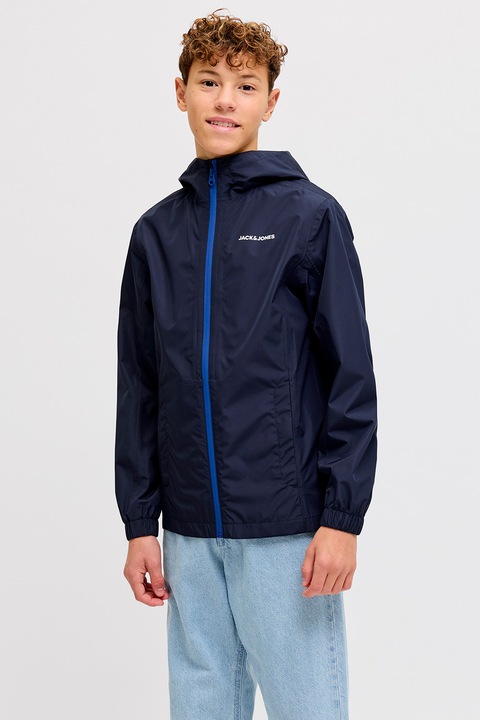 Jack & Jones, Непромокаемо яке с качулка, Кралско Синьо/Тъмносин