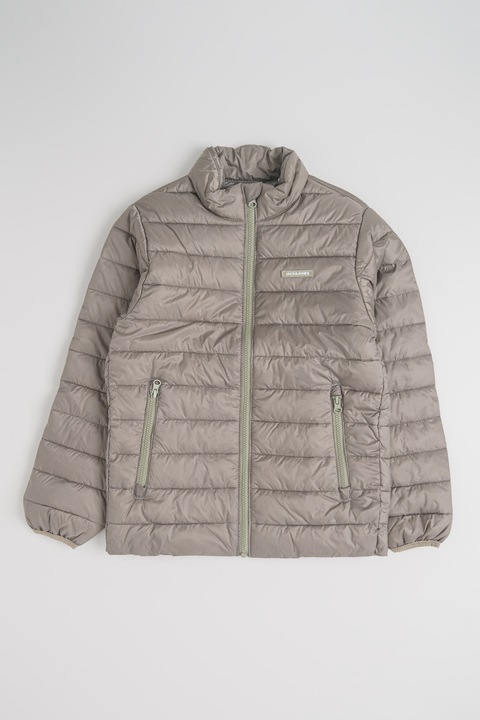 Jack & Jones, Jacheta cu vatelina si fermoar bidirectional, Verde sparanghel