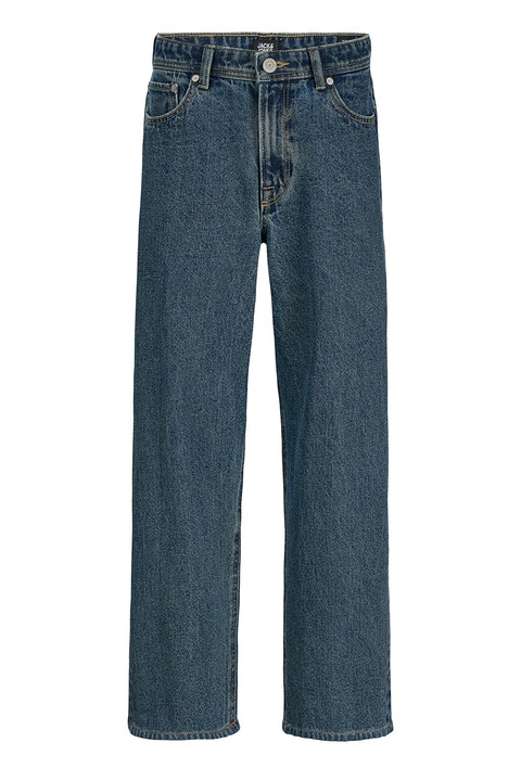 Jack & Jones, Свободни дънки без шарка, Прашно синьо/Петролно синьо