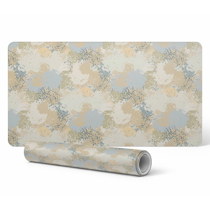 Mousepad Tulup, model abstract, 90x45cm, 1.6mm grosime, rezistent la decolorare