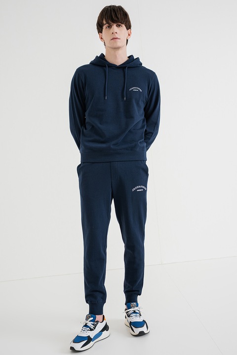 Jack & Jones, Set de hanorac si pantaloni de trening, Bleumarin