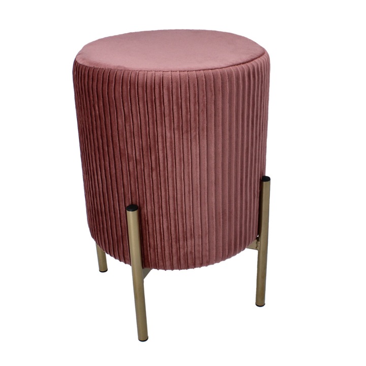 Kerek puff lábakon 28 x 42 cm