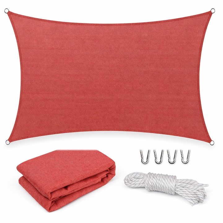 Leziter Rana napvitorla négyszög alakú 5x6 m bézs