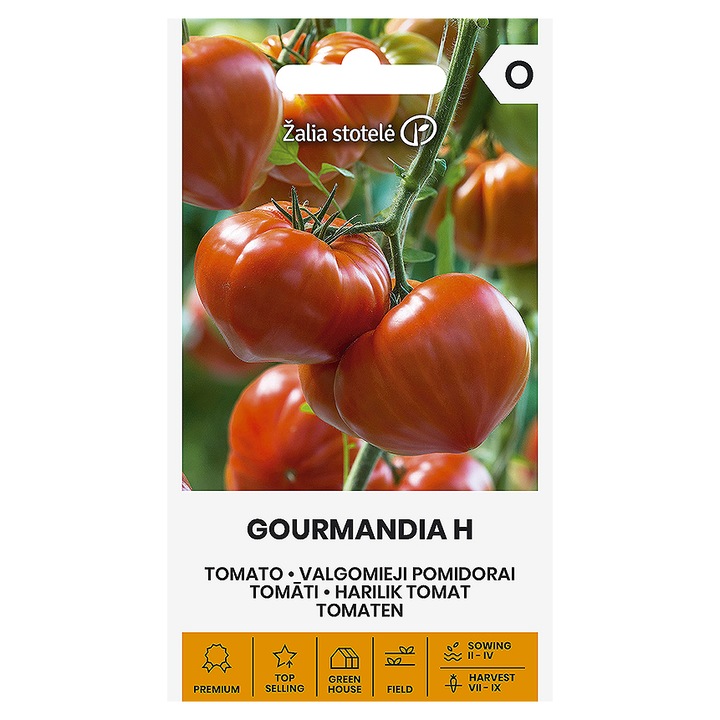 Paradicsom Gourmandia H, Žalia Stotelė, vetőmagok, boríték, 7 mag