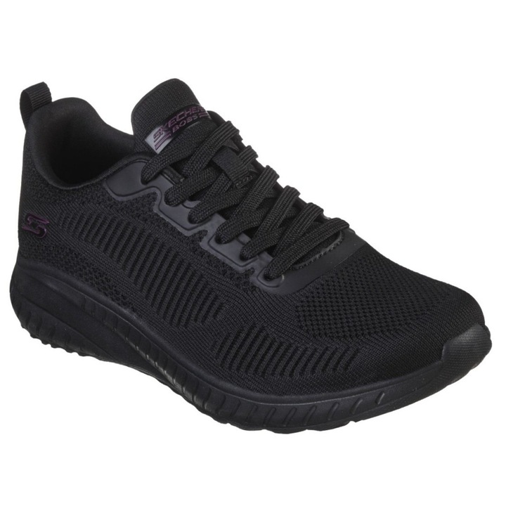 Skechers Bobs Squad Chaos W 117209W-BBK sportcipő, női, fekete