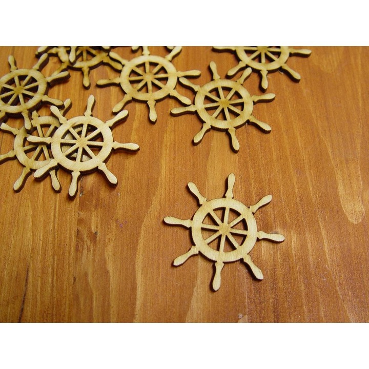 Lemn natural - Cârmă de vapor 5cm 10buc/pachet