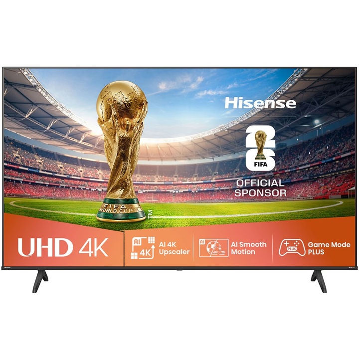 Televizor LED Smart HISENSE 58A6Q, Ultra HD 4k, 146 cm, Clasa E, Gri