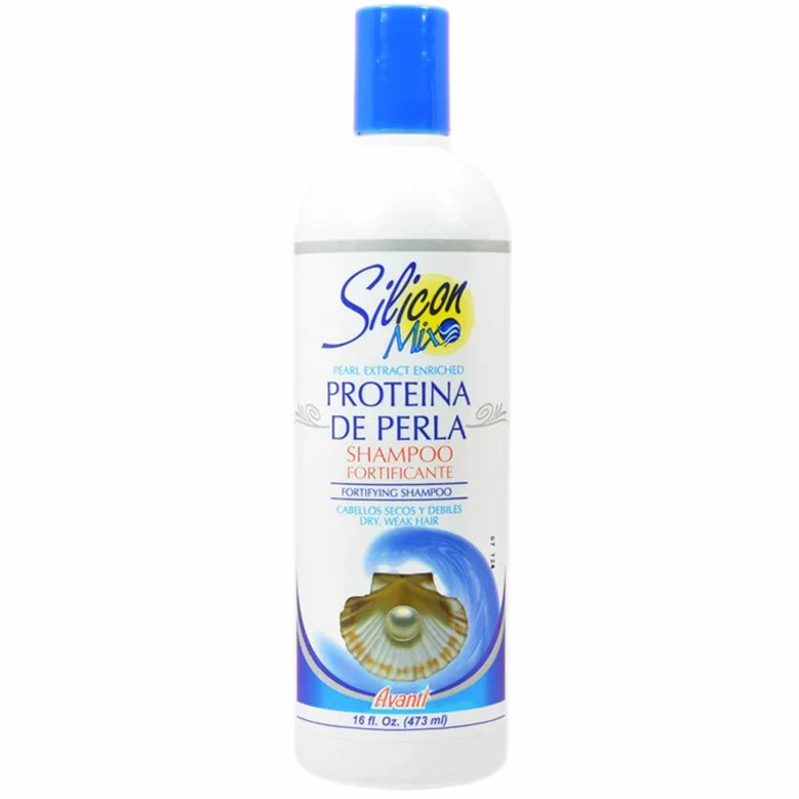 Sampon Regenerant pentru Par Uscat si Deteriorat, Proteina Perla, Silicon Mix, 473 ml
