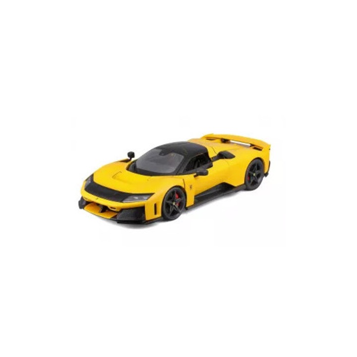 Ferrari F80 modellautó, sárga - 1/18 Bburago