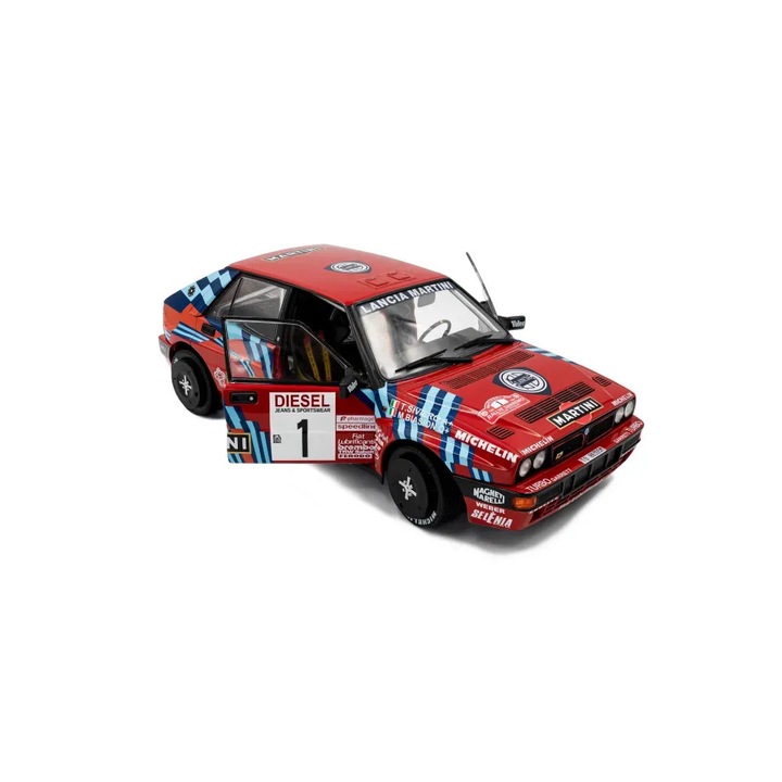Macheta Lancia Delta HF Integrale Rally San Remo 1989 - 1/18 Solido