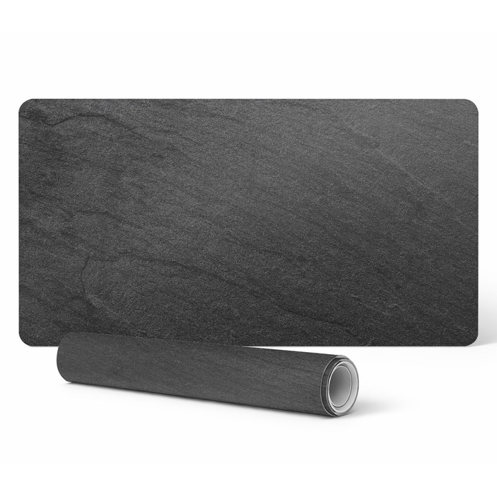 Mapa protectie birou Tulup, model piatra, 100x50 cm, rezistenta la decolorare, vinil