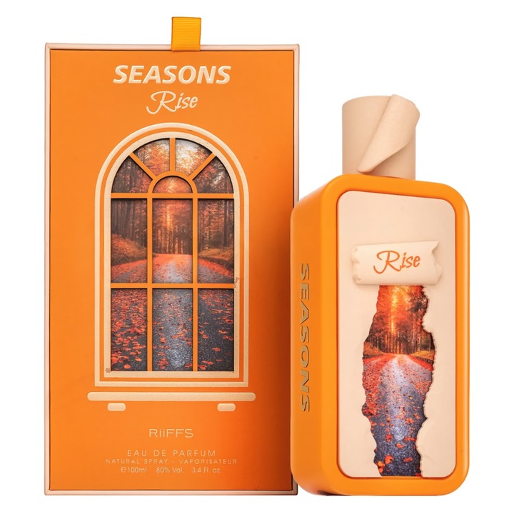 Apa de Parfum Seasons Rise, Riiffs, Unisex, 100ml cu mostra 2ml
