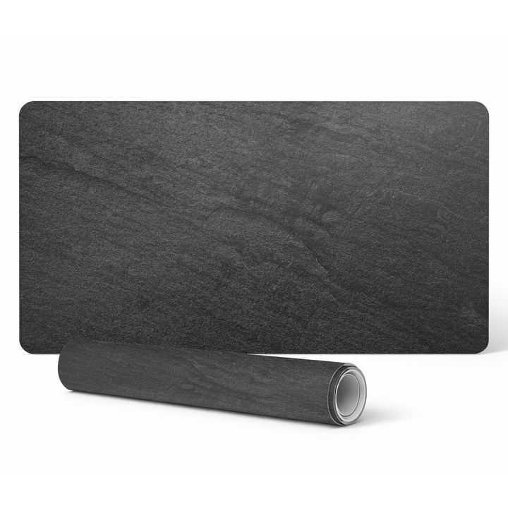 Mapa protectie birou Tulup, model piatra, 100x50 cm, rezistenta la decolorare, vinil