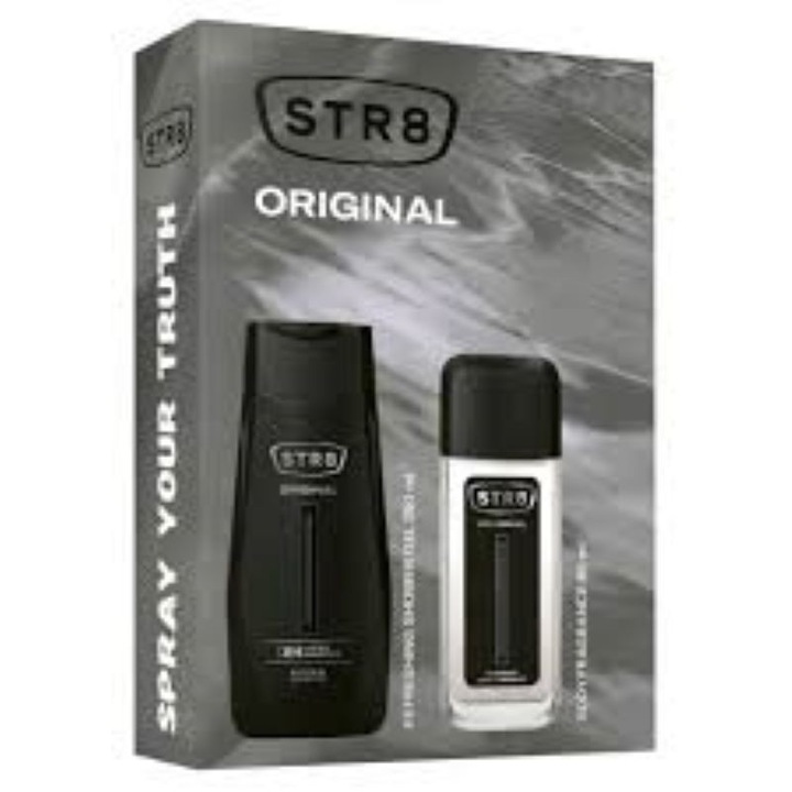 Set Cadou STR8 Original Gel de dus 250ml si Apa de parfum 65ml
