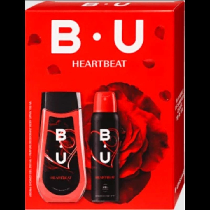 Testápoló szett B.U Heartbeat: A szett tartalma: Tusfürdő 250ml + Dezodor spray, 150ml