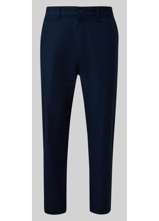 S.Oliver Pantaloni chino, Detroit, cu talie medie si croiala Regular Fit, Bleumarin