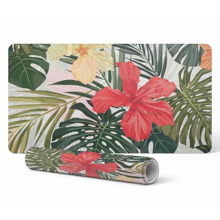 Mousepad Tulup, 120x60cm, multicolor, rezistent la decolorare si raze UV