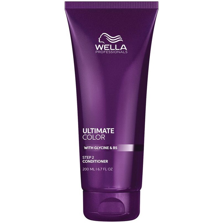 Хидратиращ балсам за боядисана коса с глицин & B5 Wella Professionals Ultimate Color Conditioner със защита против накъсване, 200 мл