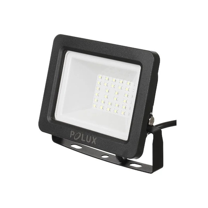 Proiector LED de exterior, 20 W, 1700 lumeni, IP65, negru