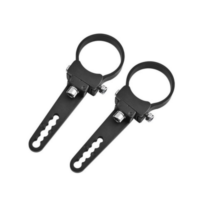 Комплект от 2 универсални скоби за монтаж на прожектори на тръби с максимален диаметър 2 инча