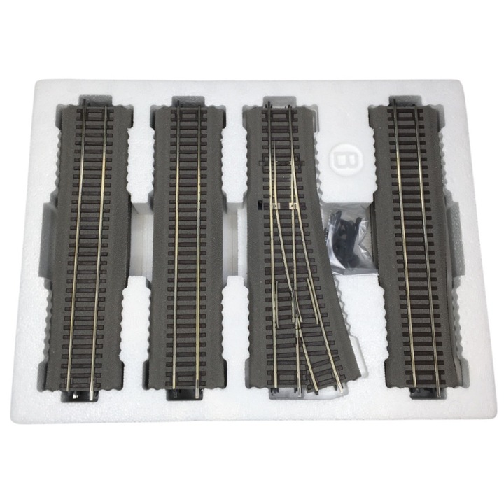 Set de extensie sine, setul B, H0, Roco, line cu terasament, 42020