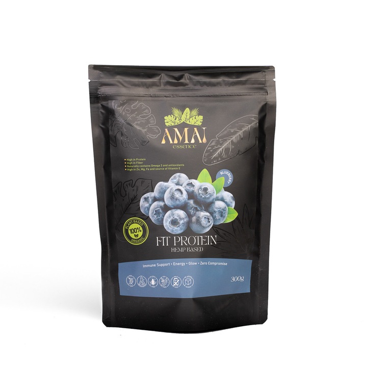AMAIessence FIT PROTEIN – BLUEBERRY (Áfonya & Arónia), 300g