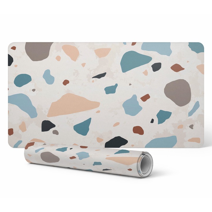 Mousepad Tulup, 90x45cm, rezistent la decolorare si raze UV, multicolor