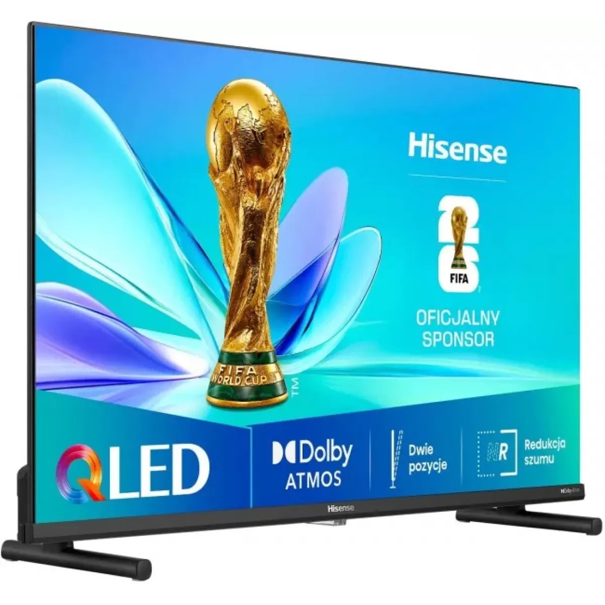 Televizor Hisense 40" A5Q, Full HD 1920x1080, QLED, Quantum Dot, HDR, HLG, DTS HD, Light Sensor, Dolby Audio, Smart TV, WiFi, WiFi Direct, 2xHDMI, 2xUSB, LAN, CI+, DVB-T2/C/S2, Negru 40A5Q