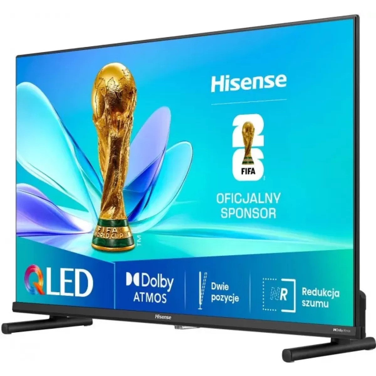Televizor Hisense 40" A5Q, Full HD 1920x1080, QLED, Quantum Dot, HDR, HLG, DTS HD, Light Sensor, Dolby Audio, Smart TV, WiFi, WiFi Direct, 2xHDMI, 2xUSB, LAN, CI+, DVB-T2/C/S2, Negru 40A5Q
