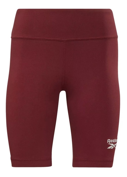 Női rövid leggings, Reebok, Burgundia, RI SL Fitted 2615, Sötét mályvaszín, L