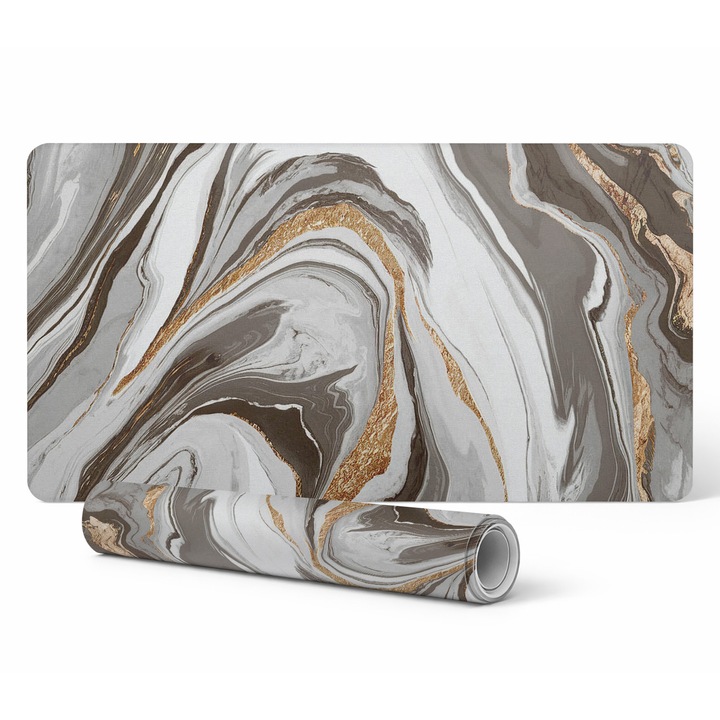 Mousepad Tulup, 90x45cm, multicolor, rezistent la decolorare si raze UV