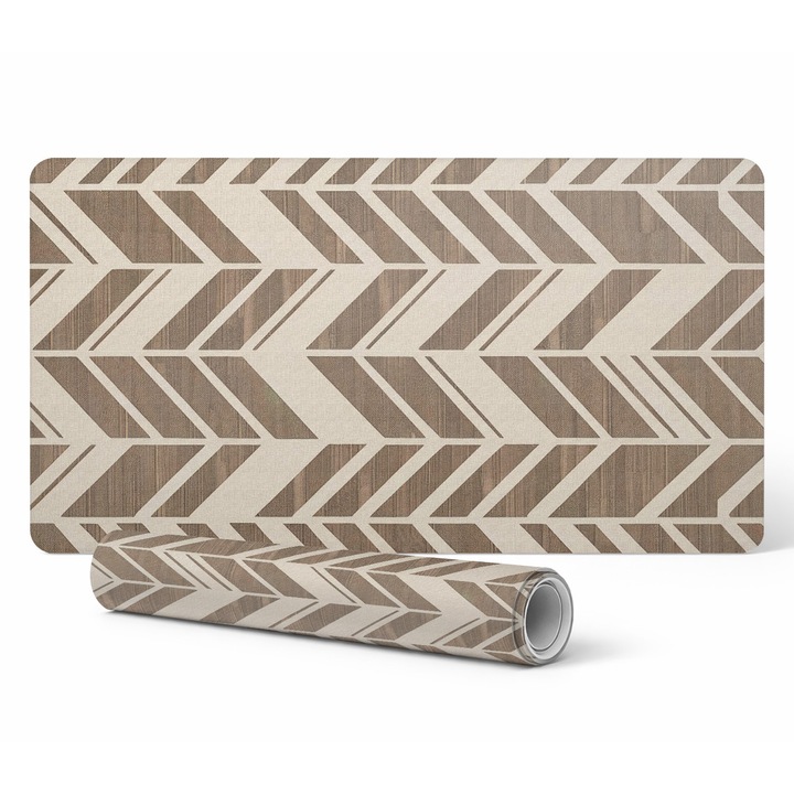 Mapa protectie birou Tulup, geometric, 90x45cm, rezistent la decolorare, 1,6mm