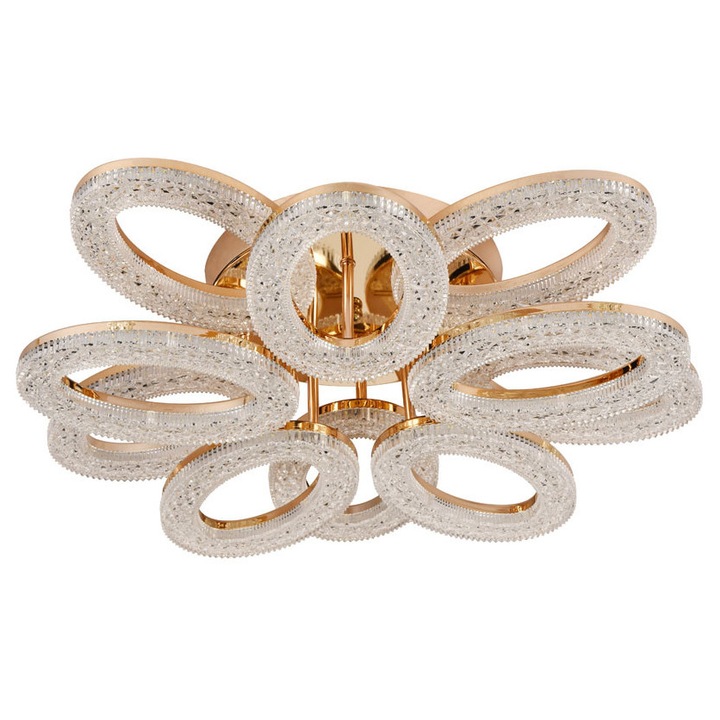 Lustra Lucce LED 120W 3CCT 15360lm IP20, златиста, Erste