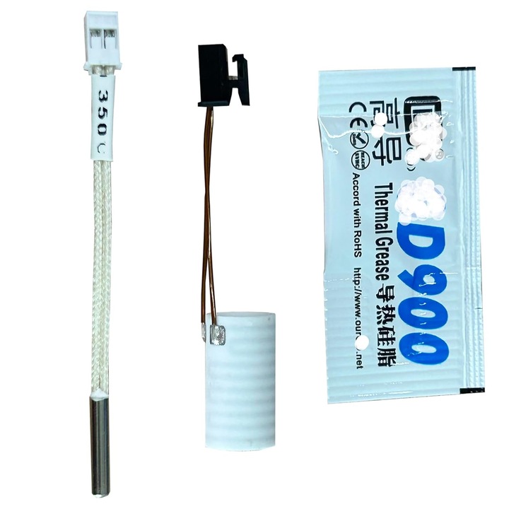 Termistor si senzor de temperatura 350°C pentru imprimanta 3D Creality K2 Plus / K2 Plus Combo, accesorii Hotend