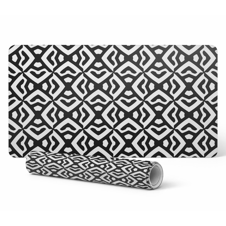 Mapa protectie birou Tulup, geometric, 90x45cm, rezistent la decolorare