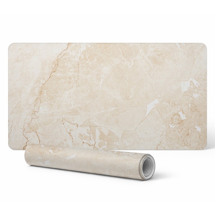 Mapa protectie birou Tulup, marmorat, 90x45cm, rezistent la decolorare, 1,6mm grosime