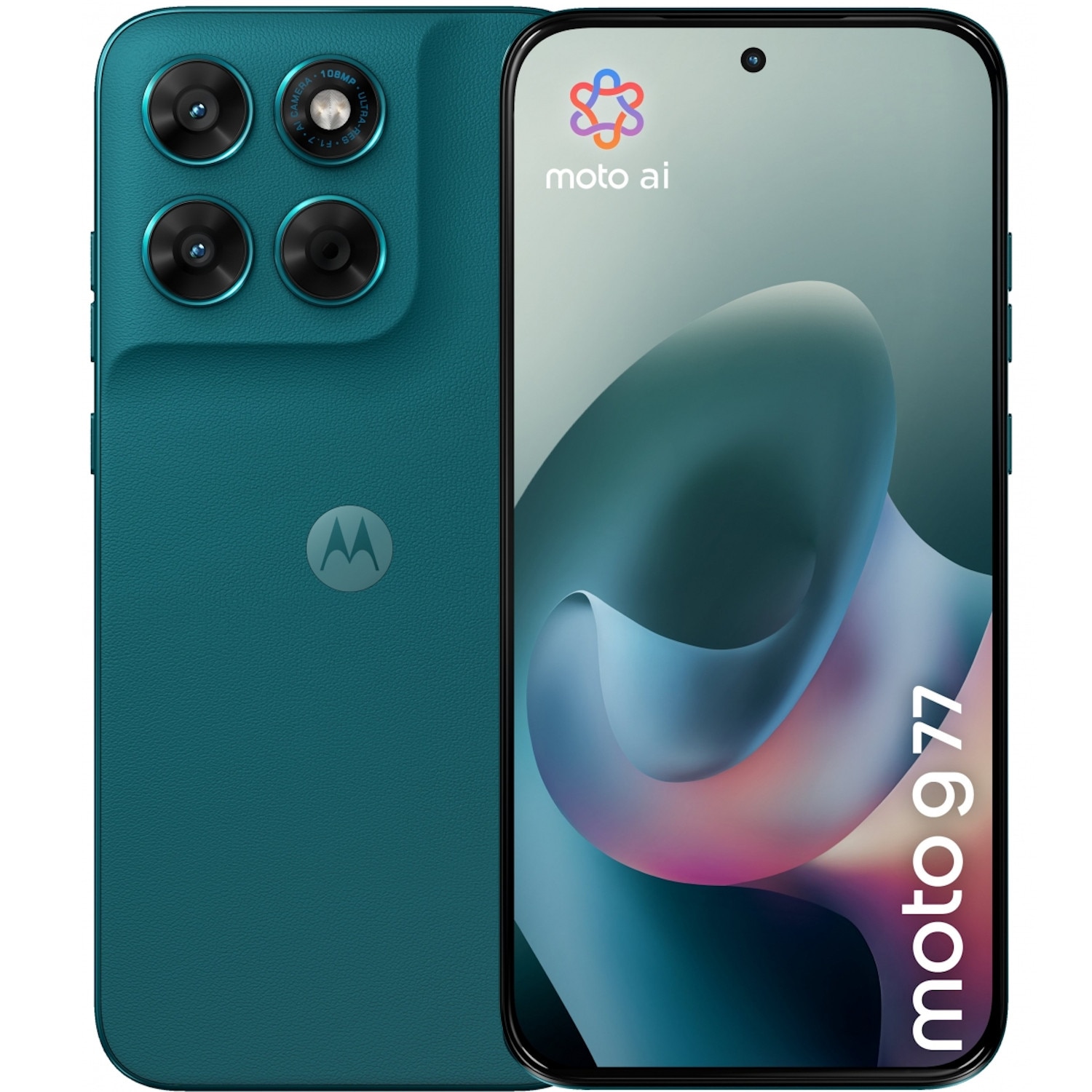 Telefon mobil Motorola G77, 256GB, 8GB RAM, 5G, Shaded Spruce