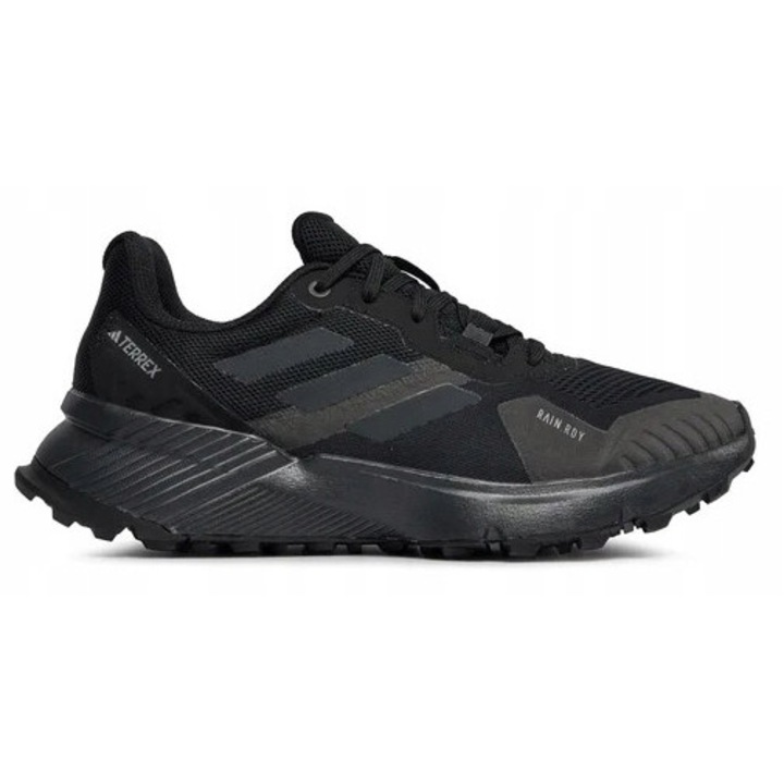 Pantofi barbati adidas Terrex Soulstride, impermeabili, amortizare usoara, negru, sintetic, 46 2/3 EU