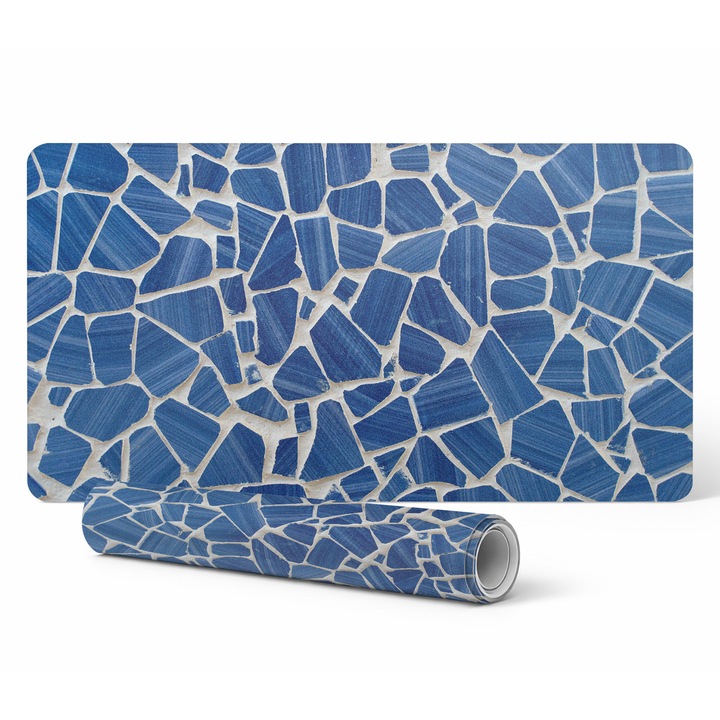 Mousepad Tulup, protectie birou, mozaic, 120x60cm, 1,6mm, rezistenta la decolorare si raze UV