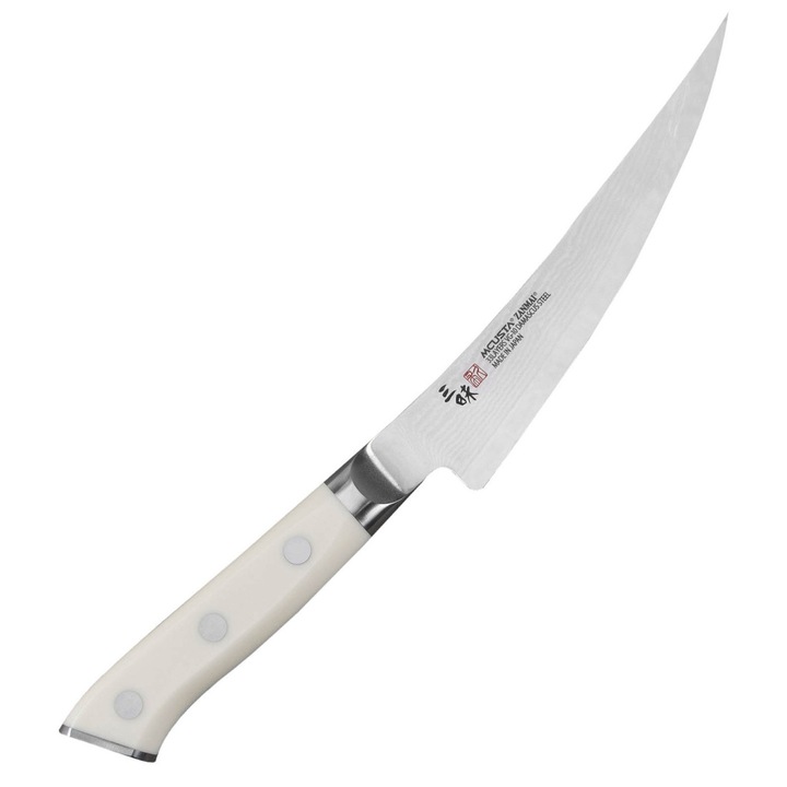 Cutit Mcusta Zanmai Classic Damascus 16,5cm, otel VG-10, maner Corian, pentru filetat si taiat peste