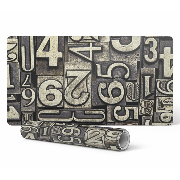 Mapa protectie birou Tulup, 90x45cm, rezistent la decolorare, 1,6mm, stil retro