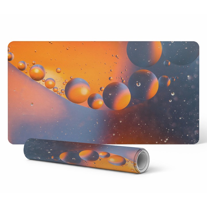 Covoras protectie pentru birou, Tulup, 90x45cm, multicolor