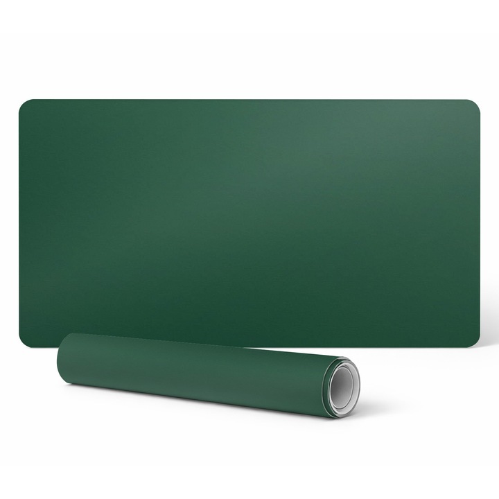 Mousepad Tulup, 90x45cm, culoare verde inchis, material vinil si plasa