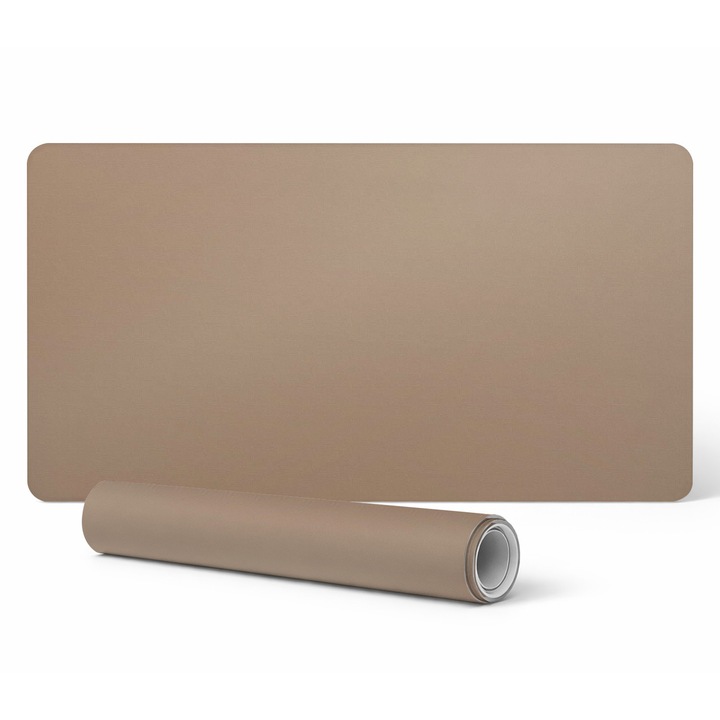 Mousepad Tulup, 90x45cm, bej, rezistent la decolorare si raze UV