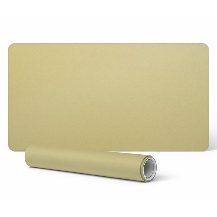 Mousepad Tulup, galben, 120x60cm, rezistent la decolorare si raze UV